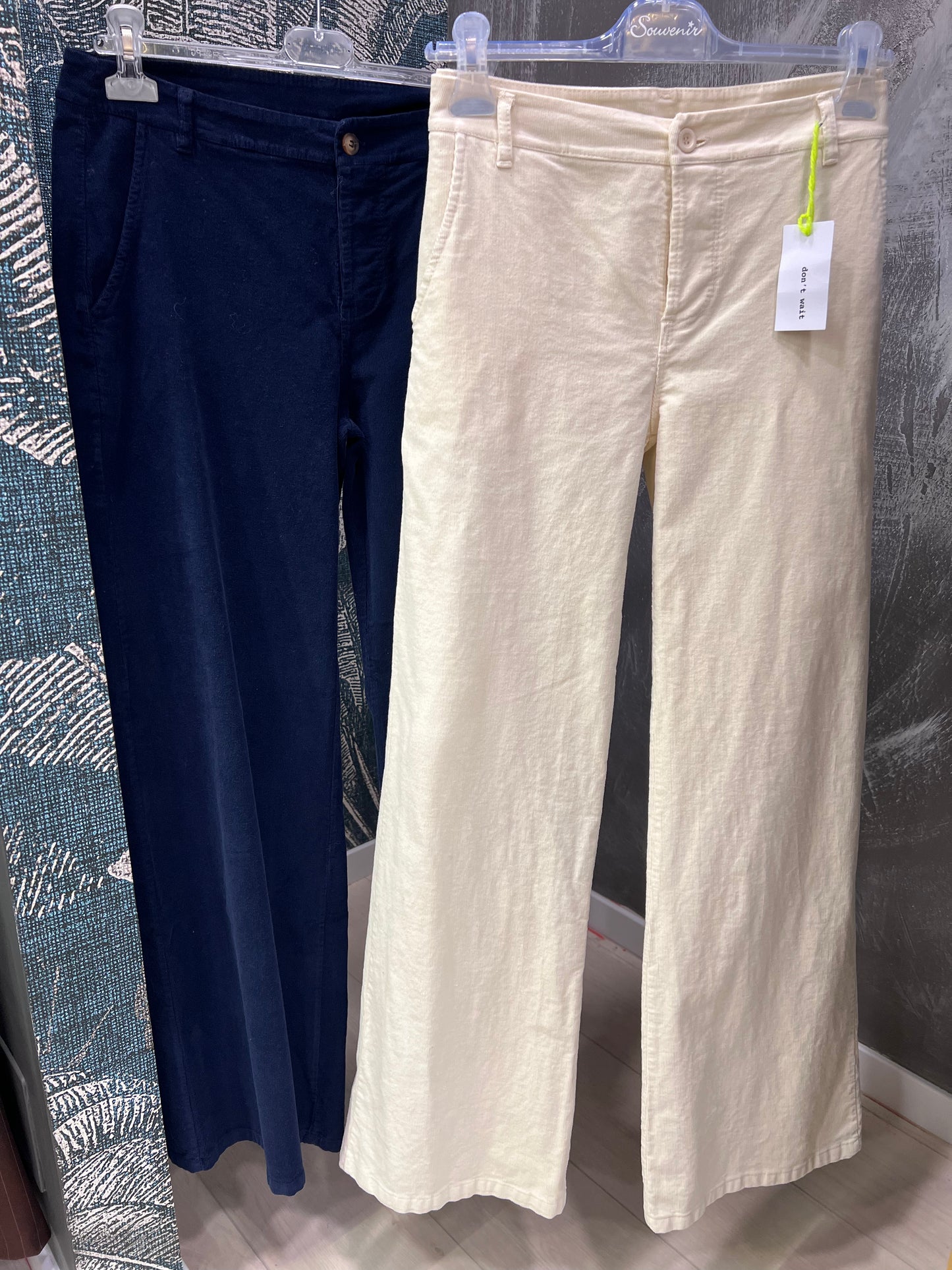 PANTALONE VELLUTO ‘CORTINA’ DONTWAIT