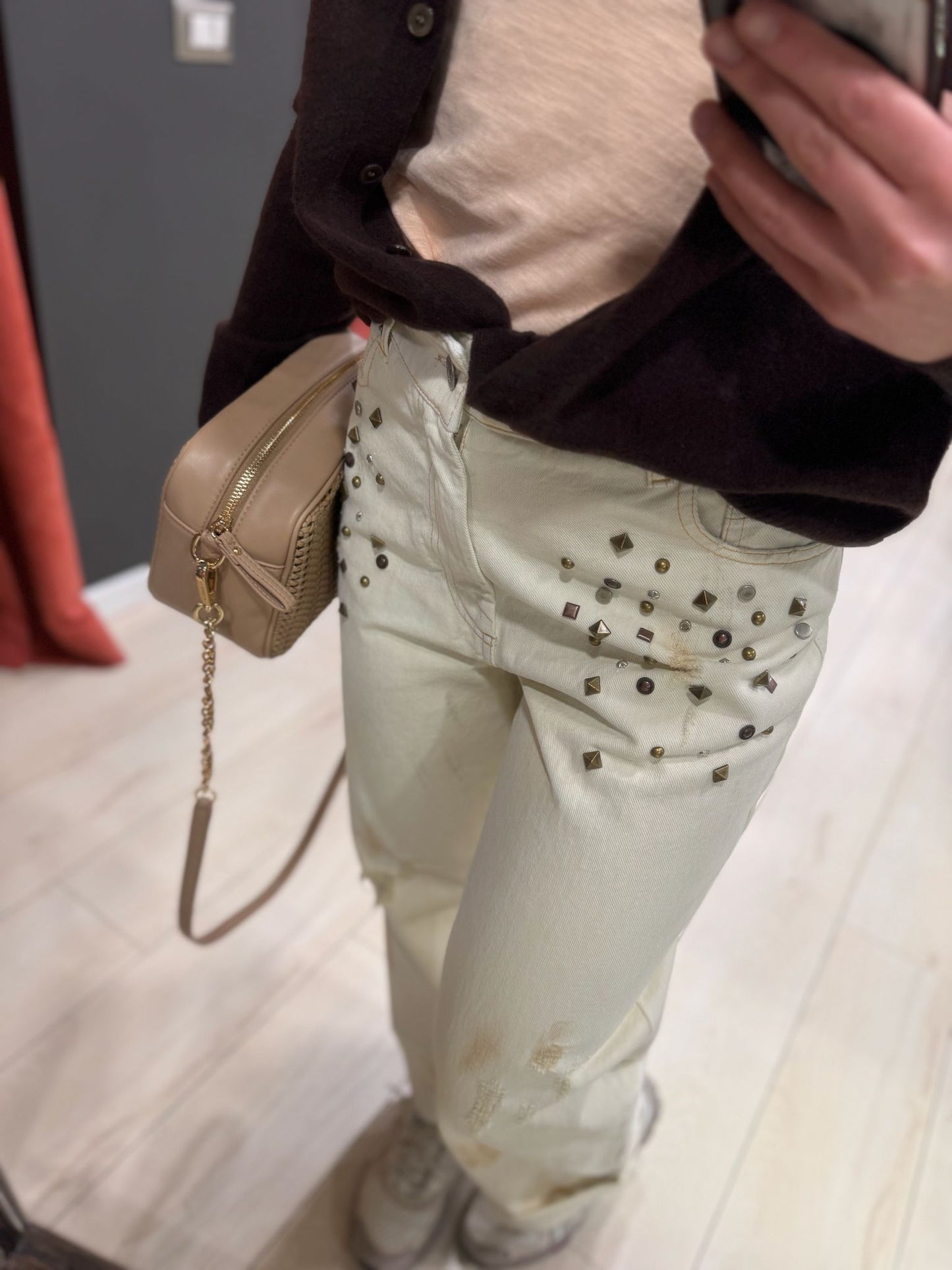 JEANS PANNA BORCHIE SOUVENIR