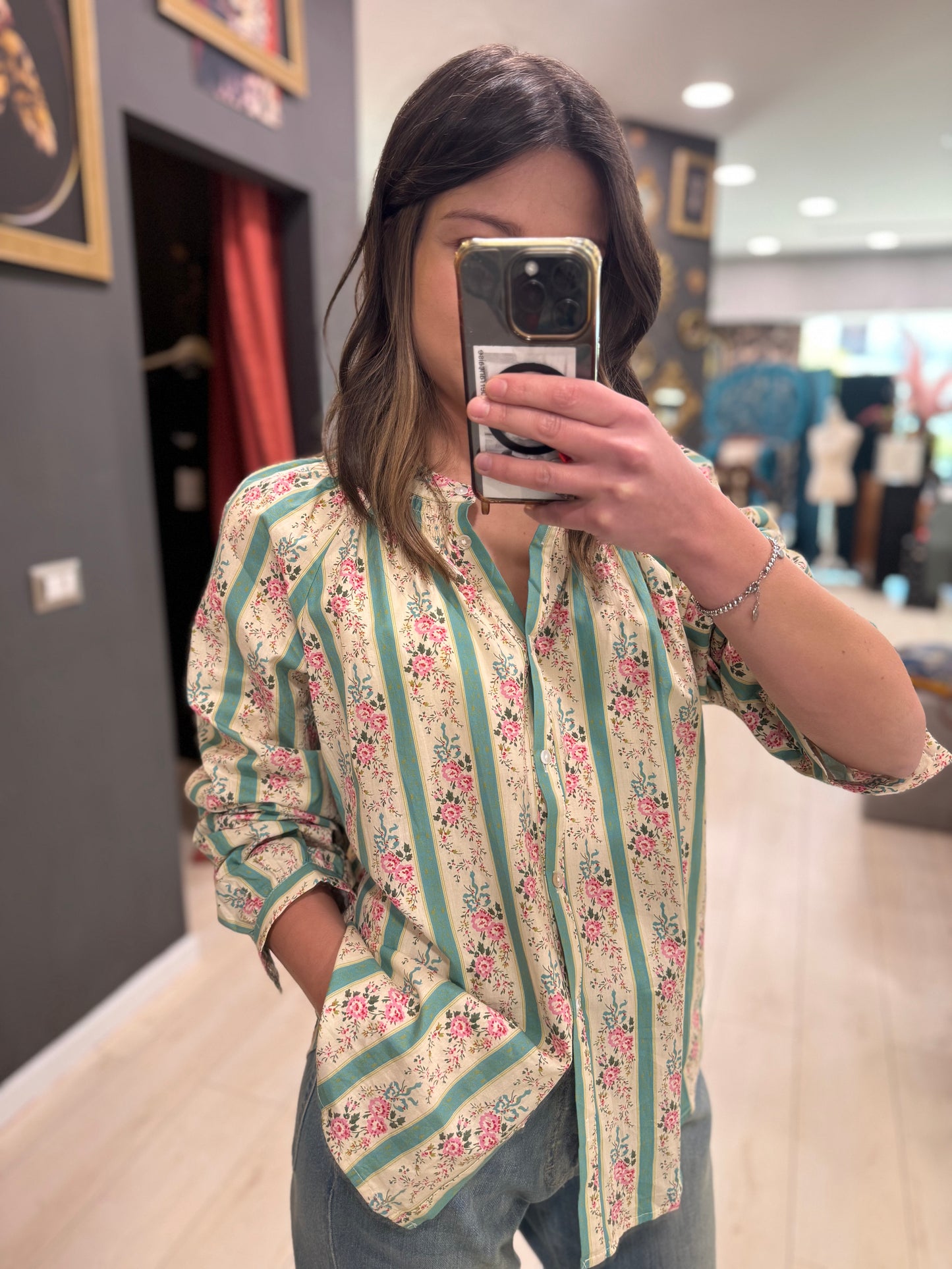 CAMICIA IN FANTASIA COTONE DONTWAIT