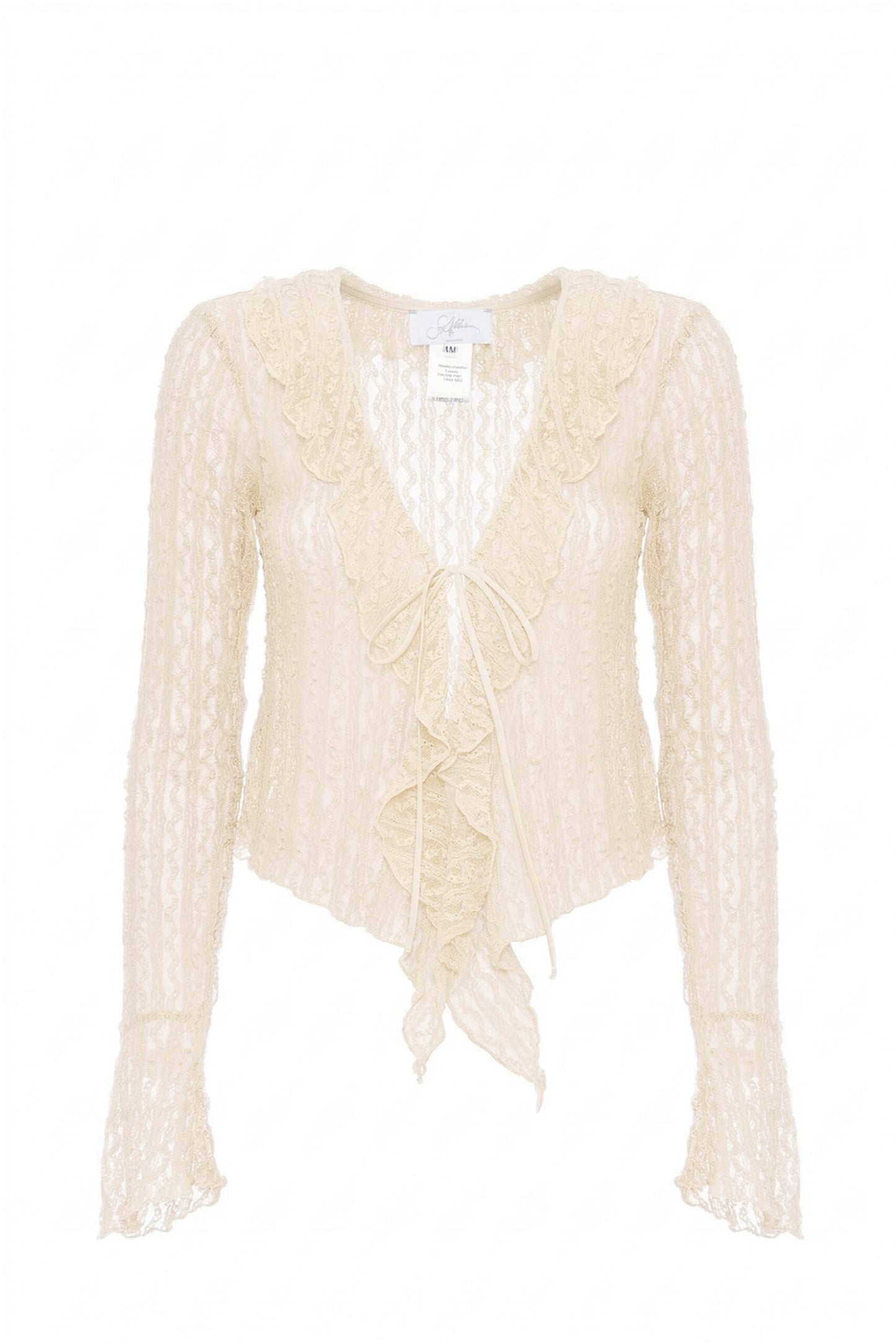 BLUSA CON VOLANT BURRO SOALLURE