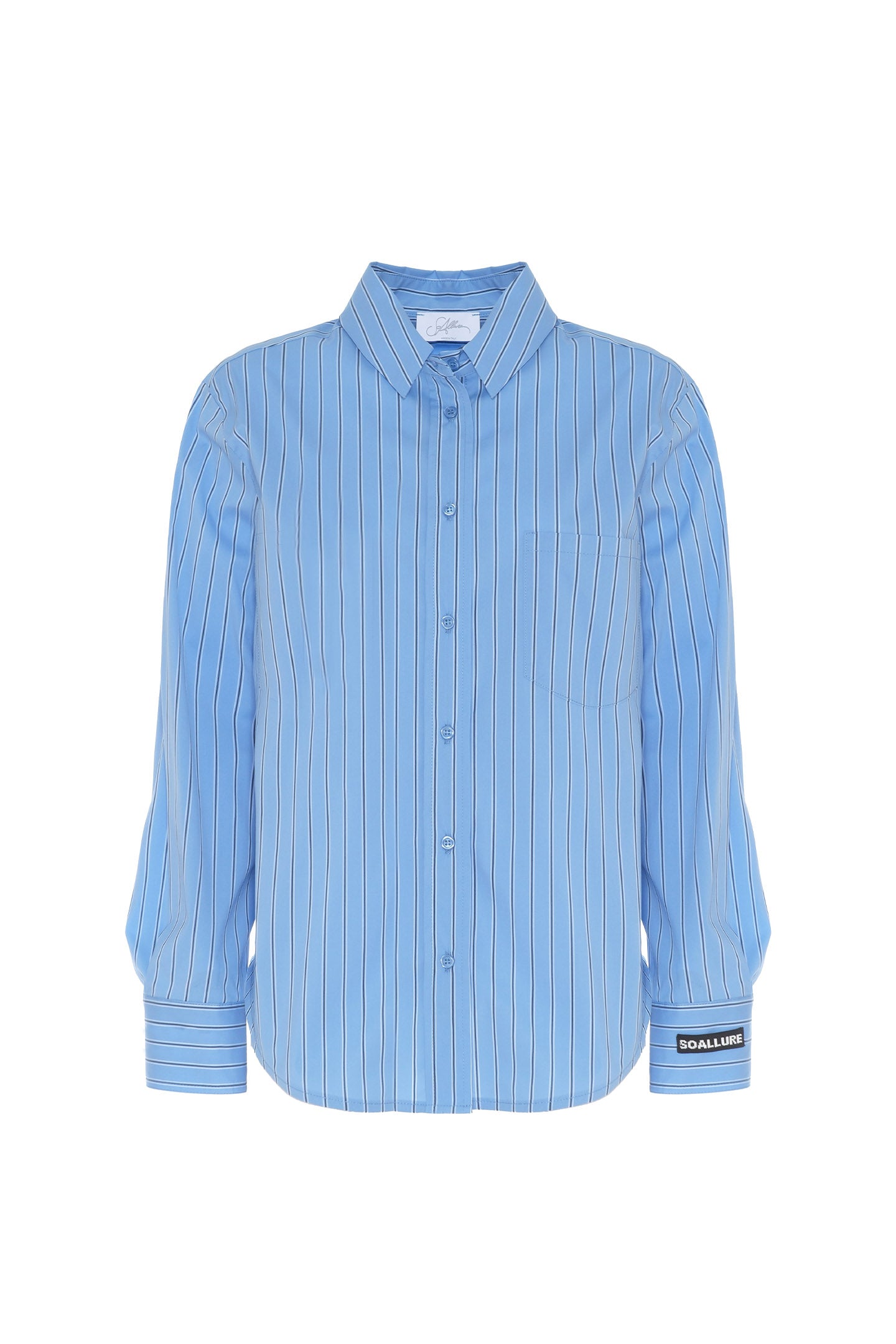 CAMICIA IN POPELINE RIGATA SOALLURE