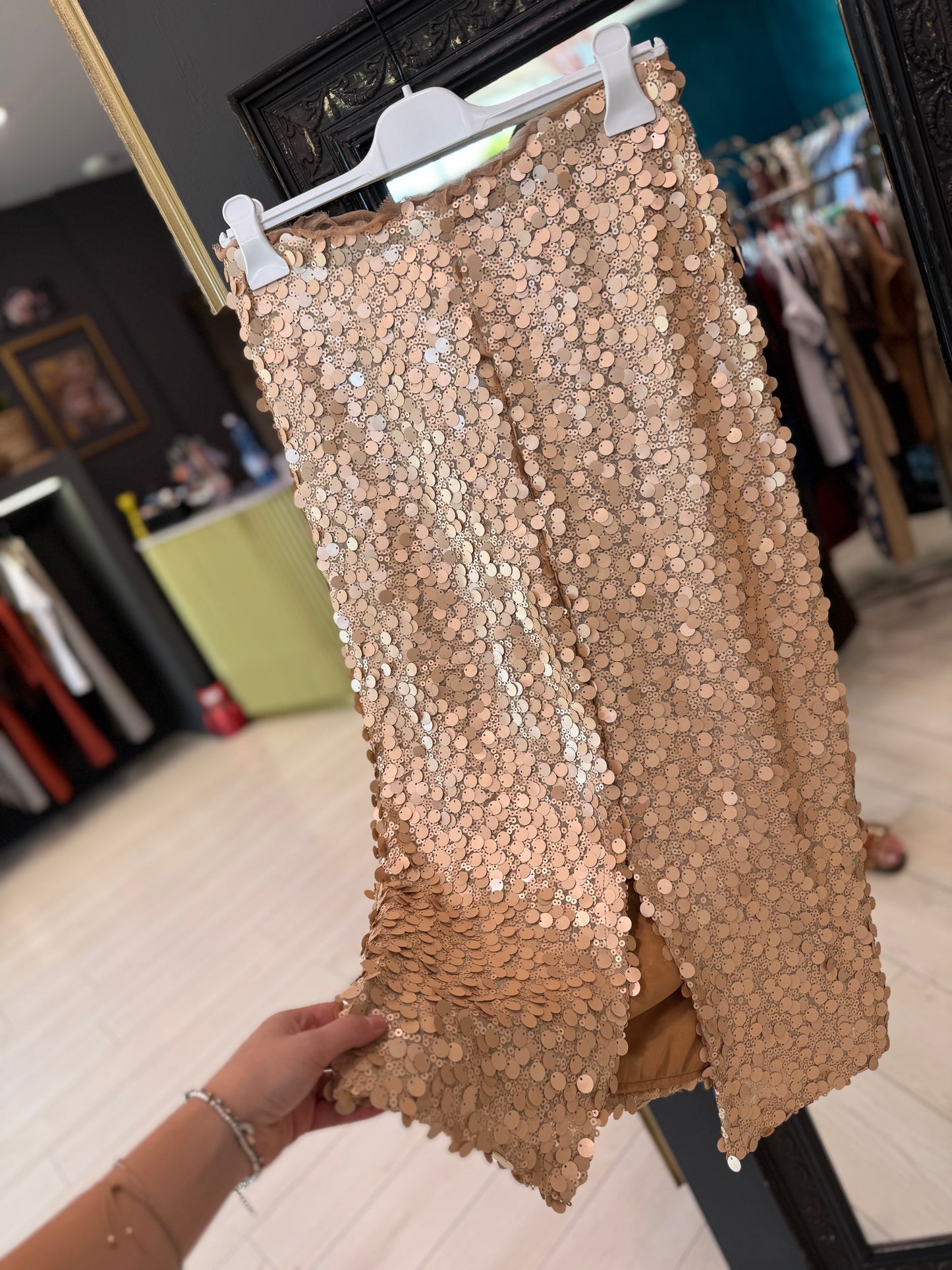 GONNA PAILLETTES NUDE PHILIALOFT