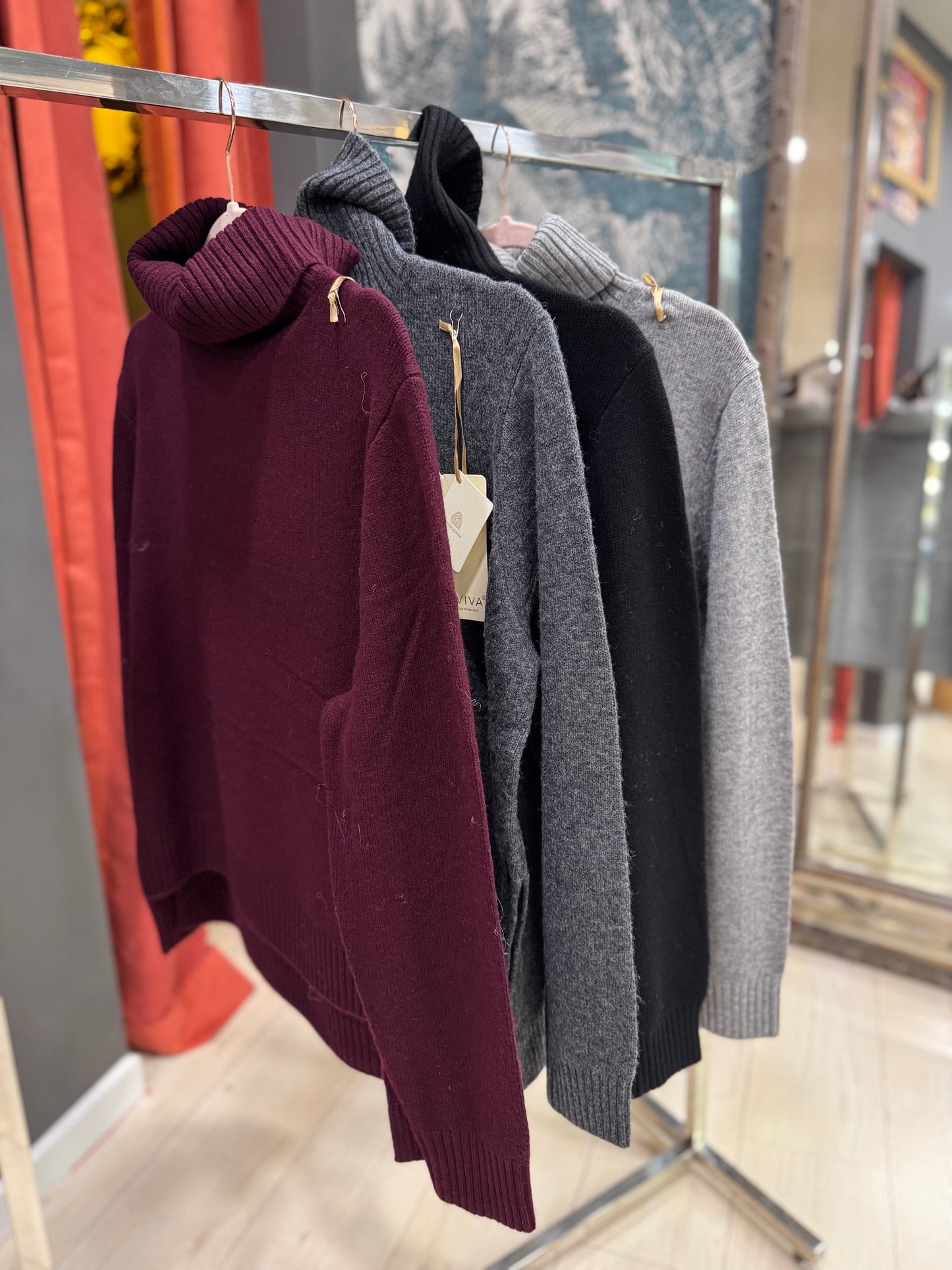 PULL COLLO ALTO ‘DIAMOND’ DONTWAIT