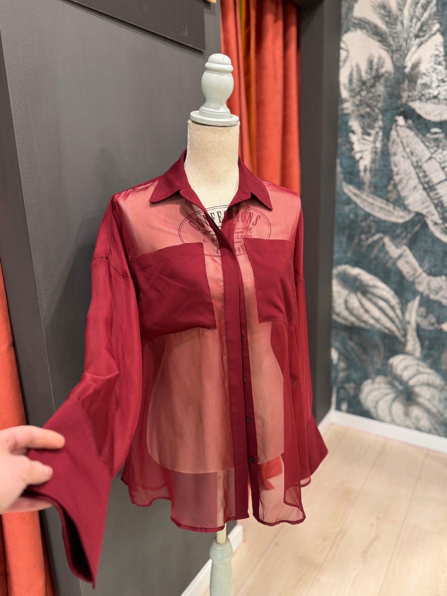 CAMICIA TULLE ANIYEBY