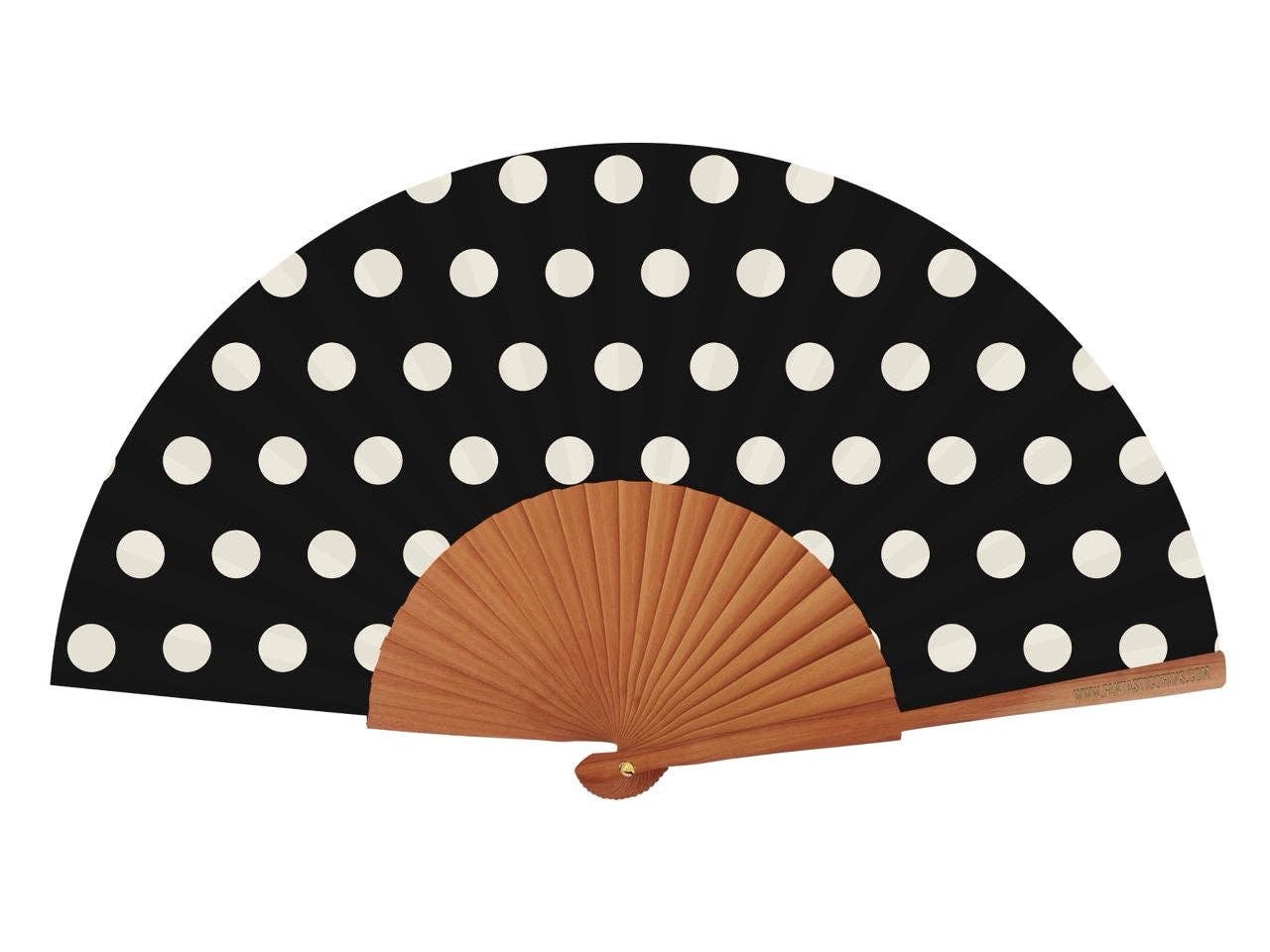 Ventilatore Dotty Nero 23 cm