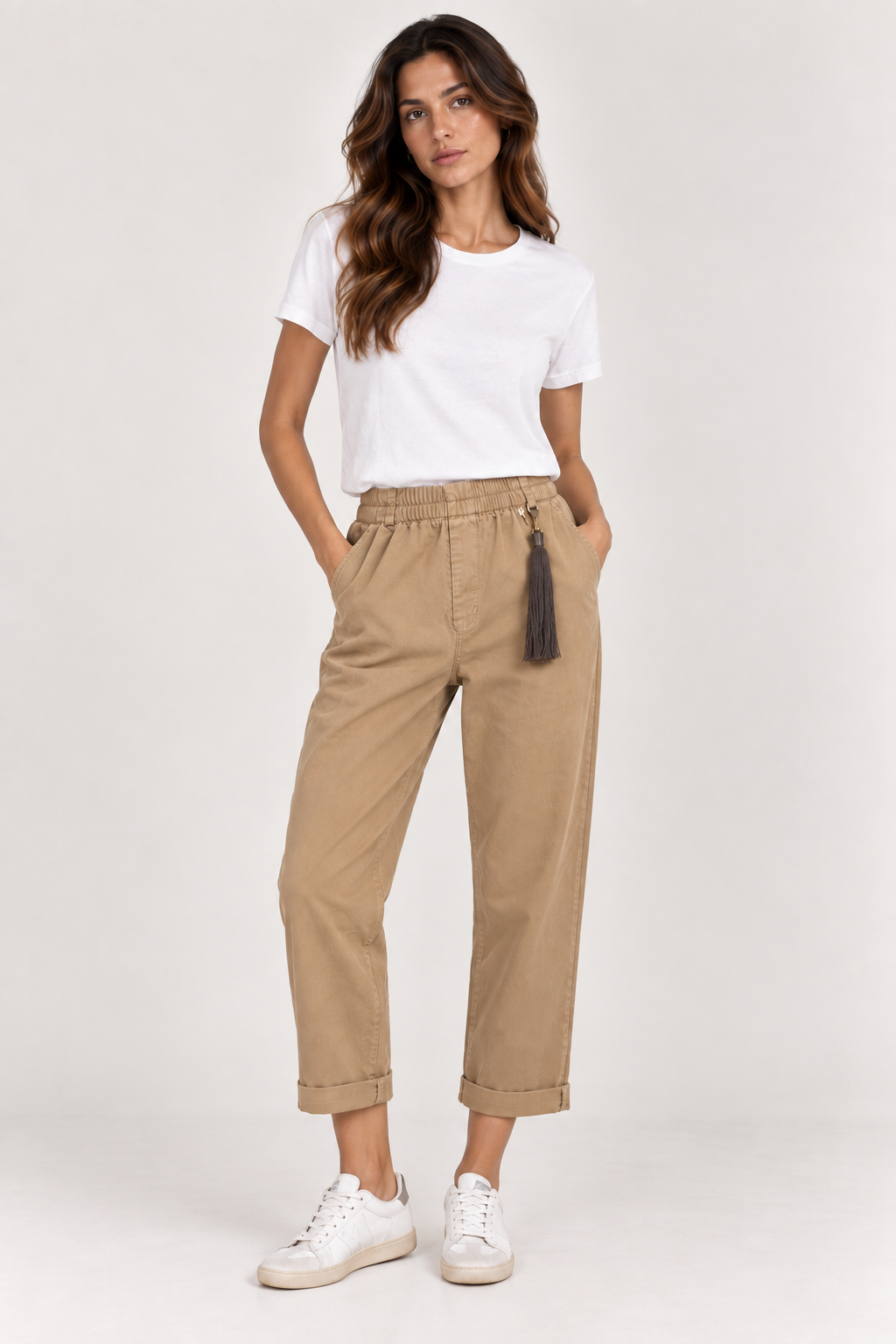 PANTALONI IN DRILL DI COTONE PHILIALOFT