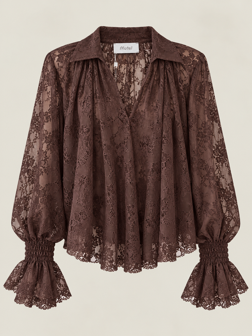 BLUSA IN PIZZO MOTEL