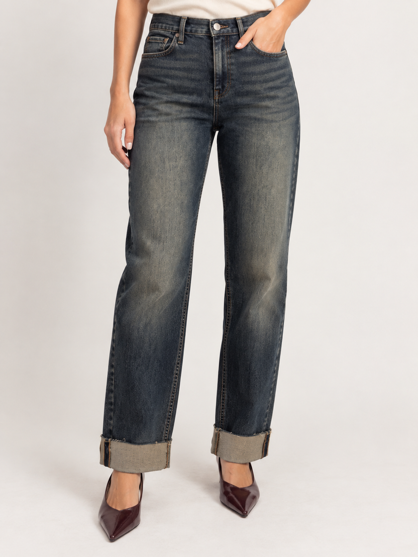 JEANS STRAIGHT MASSI SOUVENIR