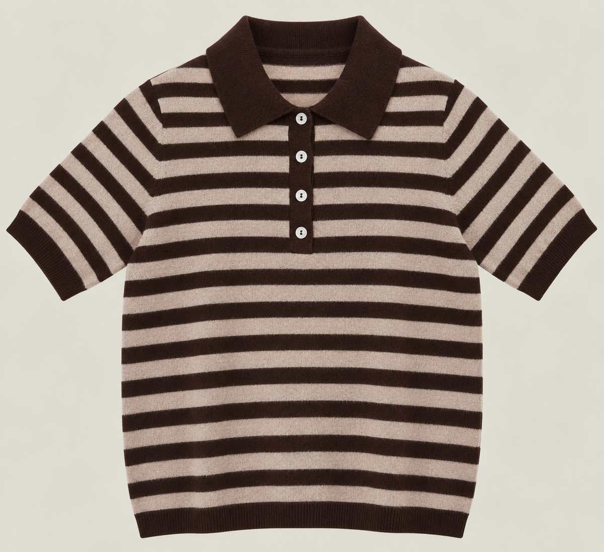 POLO RIGATA CON CASHMERE DONTWAIT