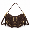 BORSA A SPALLA APALLOSA DARK BROWN LACARRIE