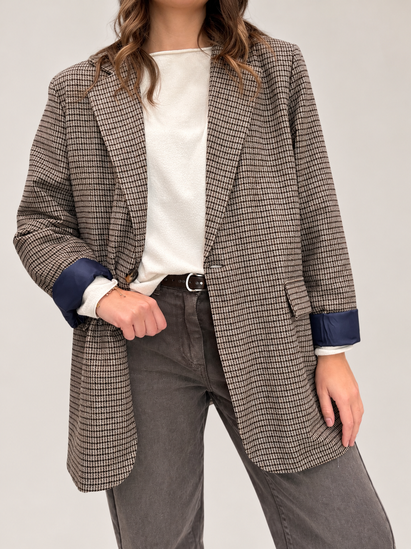 GIACCA WINDSOR PIED DE POULE DONTWAIT