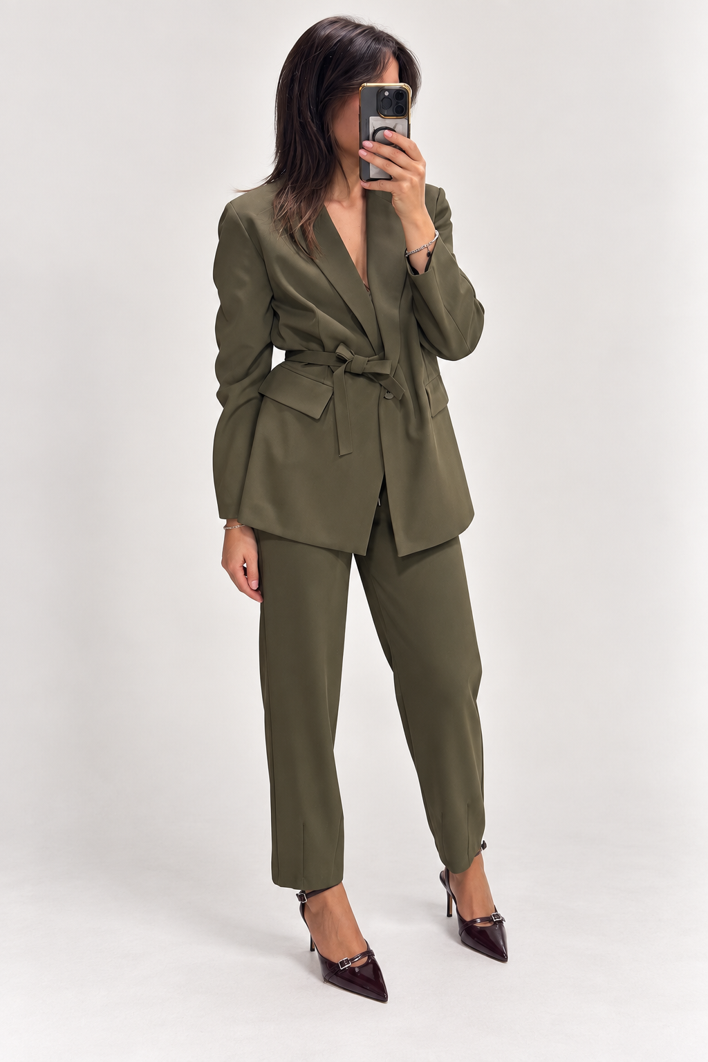 GIACCA MONOPETTO ‘MILITARY’ SOALLURE