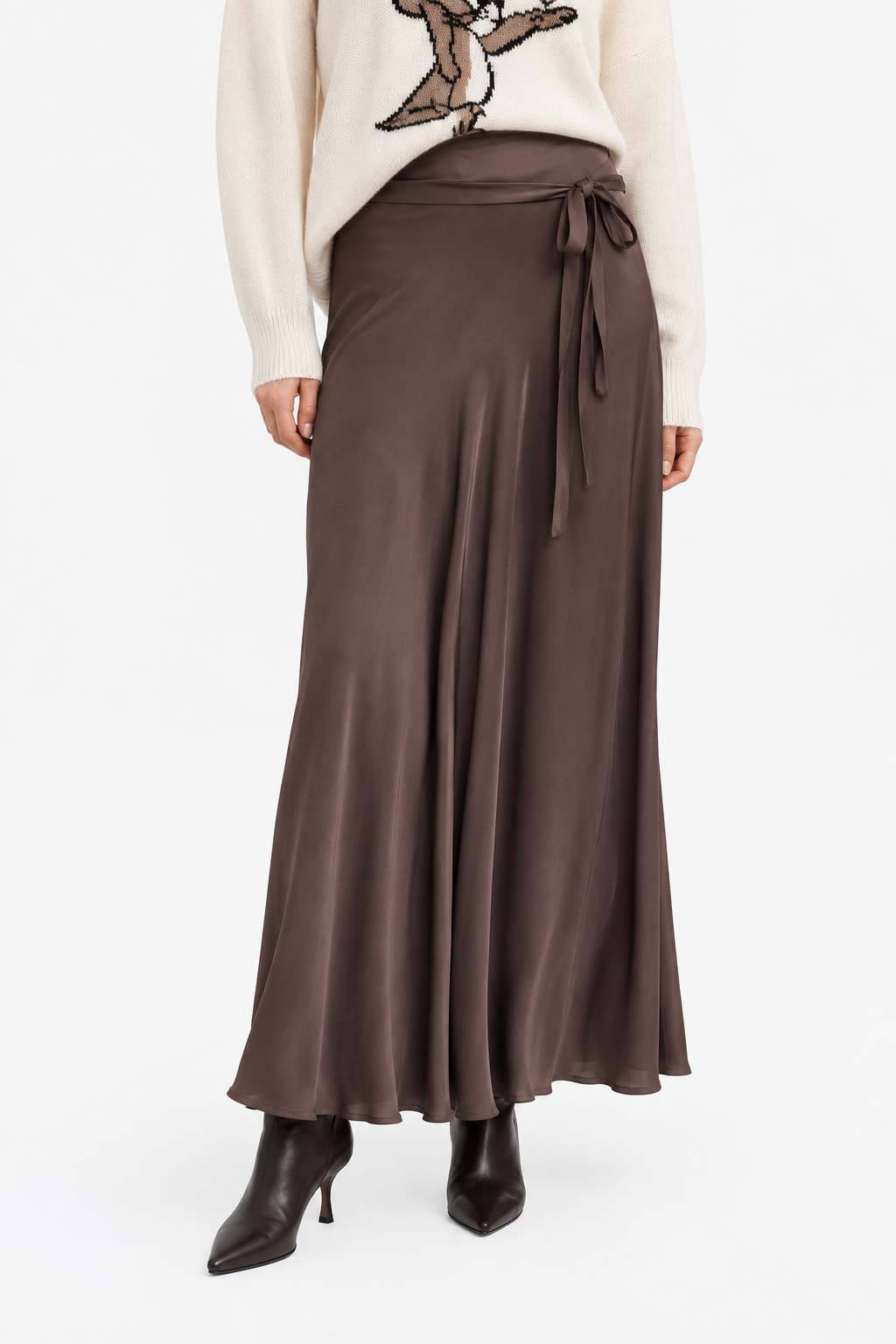 LONG SKIRT ELIN CHOCO ANIYEBY