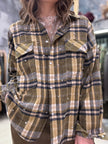 CAMICIA TARTAN CON STRASS DIXIE