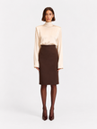 SKIRT DINA CIOCCOLATO ANIYEBY