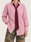 AVA SHIRT PINK/WINE ANIYEBY