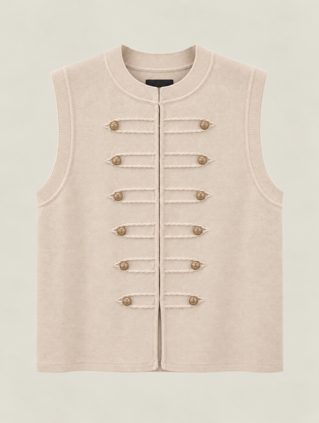 GILET IN VISCOSA MILITARY DONTWAIT
