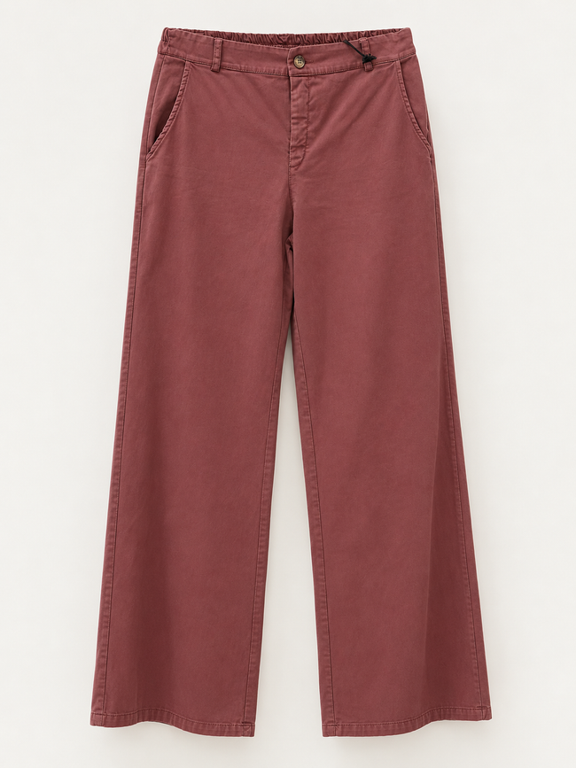PANTALONE PALAZZO IN DRILL DONTWAIT