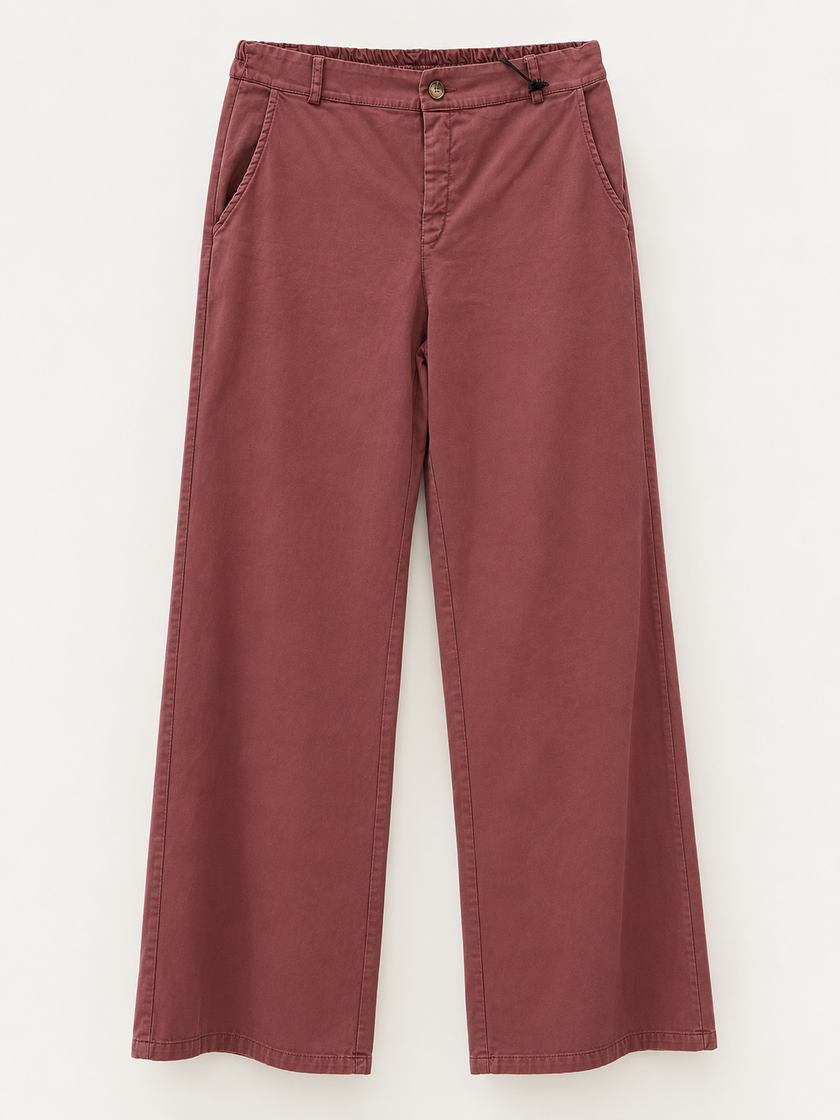 PANTALONE PALAZZO IN DRILL DONTWAIT