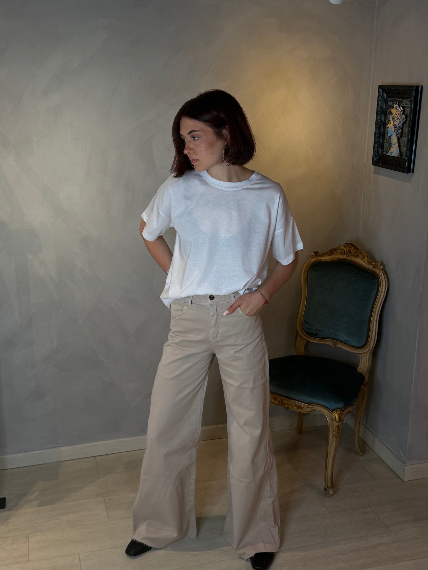 PANTALONE IN DRILL SOALLURE
