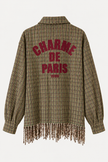 CAMICIA IN PIED DE POULE MISTO LANA PHILIALOFT