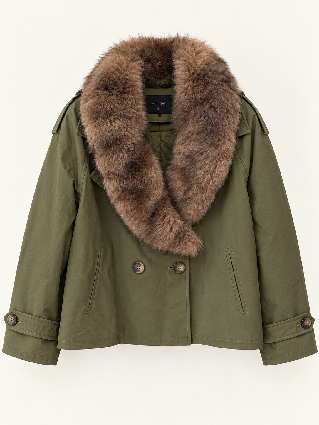 GIACCA PARKA CON ECOPELLICCIA PHILIALOFT