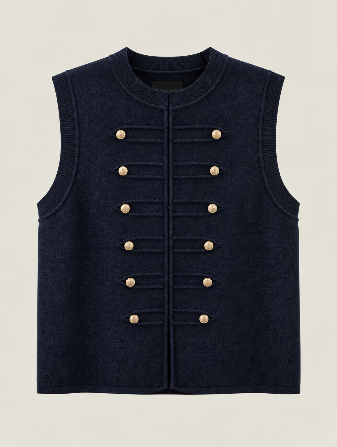 GILET IN VISCOSA MILITARY DONTWAIT