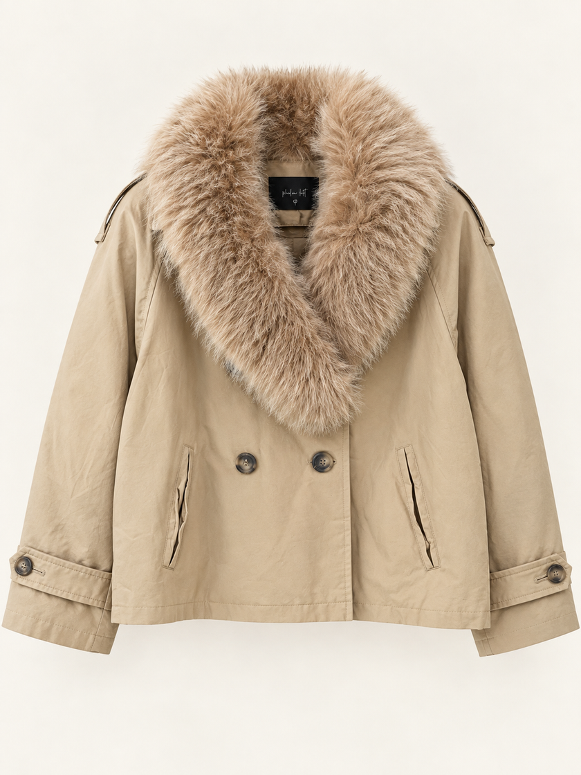 GIACCA PARKA CON ECOPELLICCIA PHILIALOFT