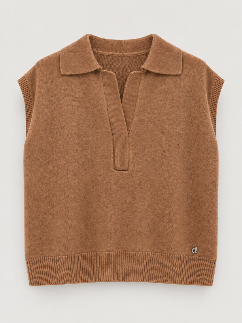 GILET IN MAGLIA MISTO LANA DIXIE