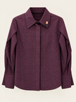 CAMICIA QUADRI blu e bordeaux DONTWAIT