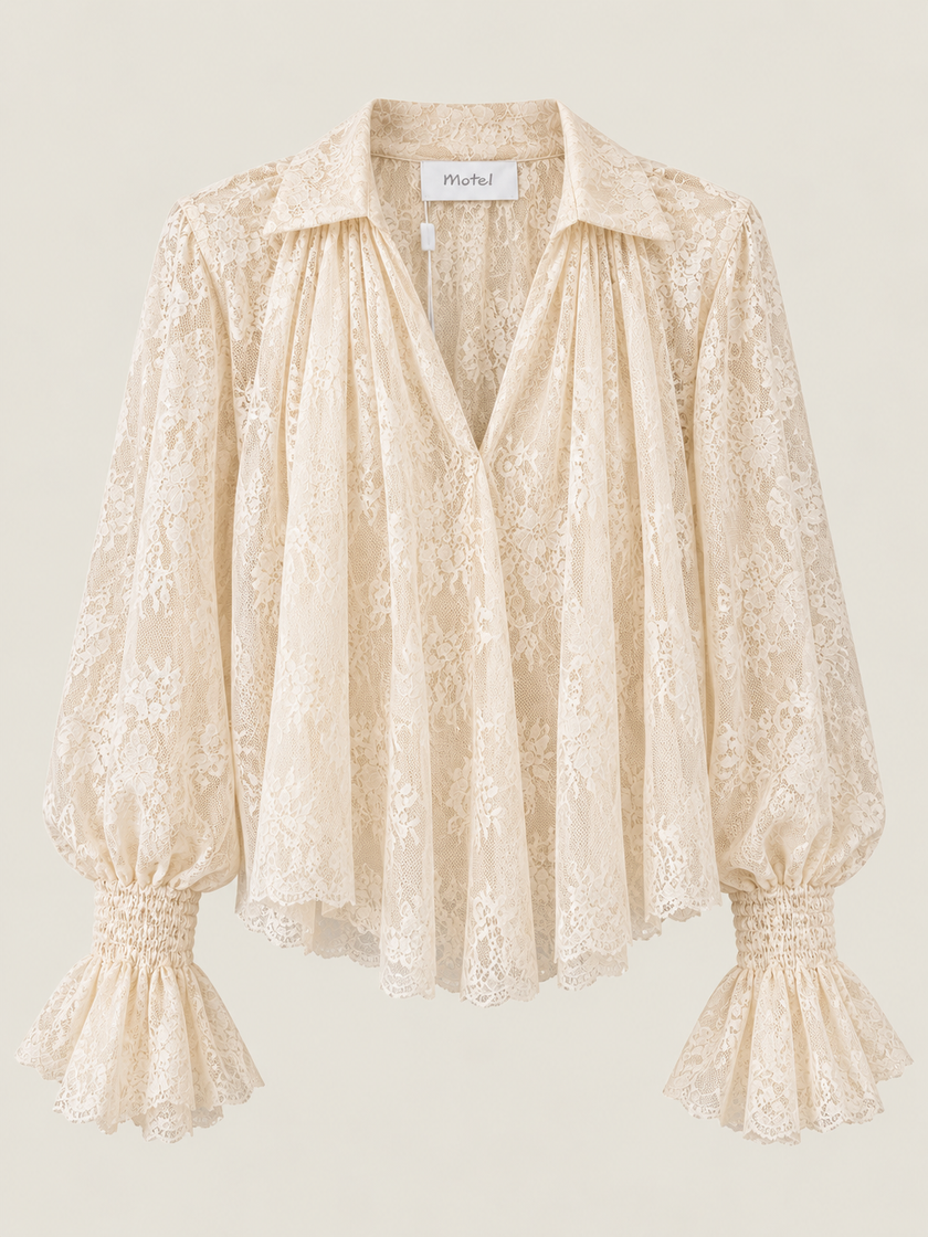 BLUSA IN PIZZO MOTEL