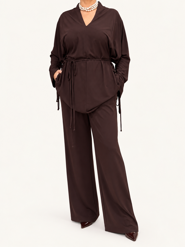 PANTALONE IN MAGLINA ELASTICIZZATA DEJAVU