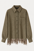 CAMICIA IN PIED DE POULE MISTO LANA PHILIALOFT