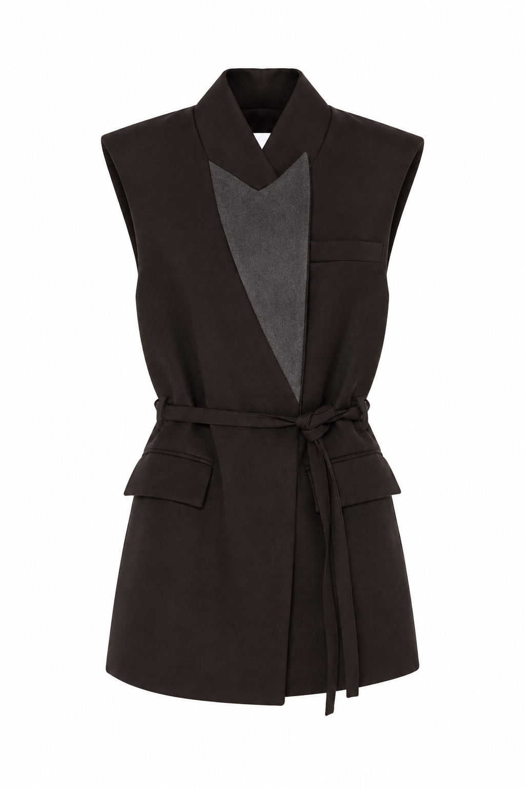 GILET CON REVERS MORO SOALLURE