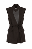 GILET CON REVERS MORO SOALLURE