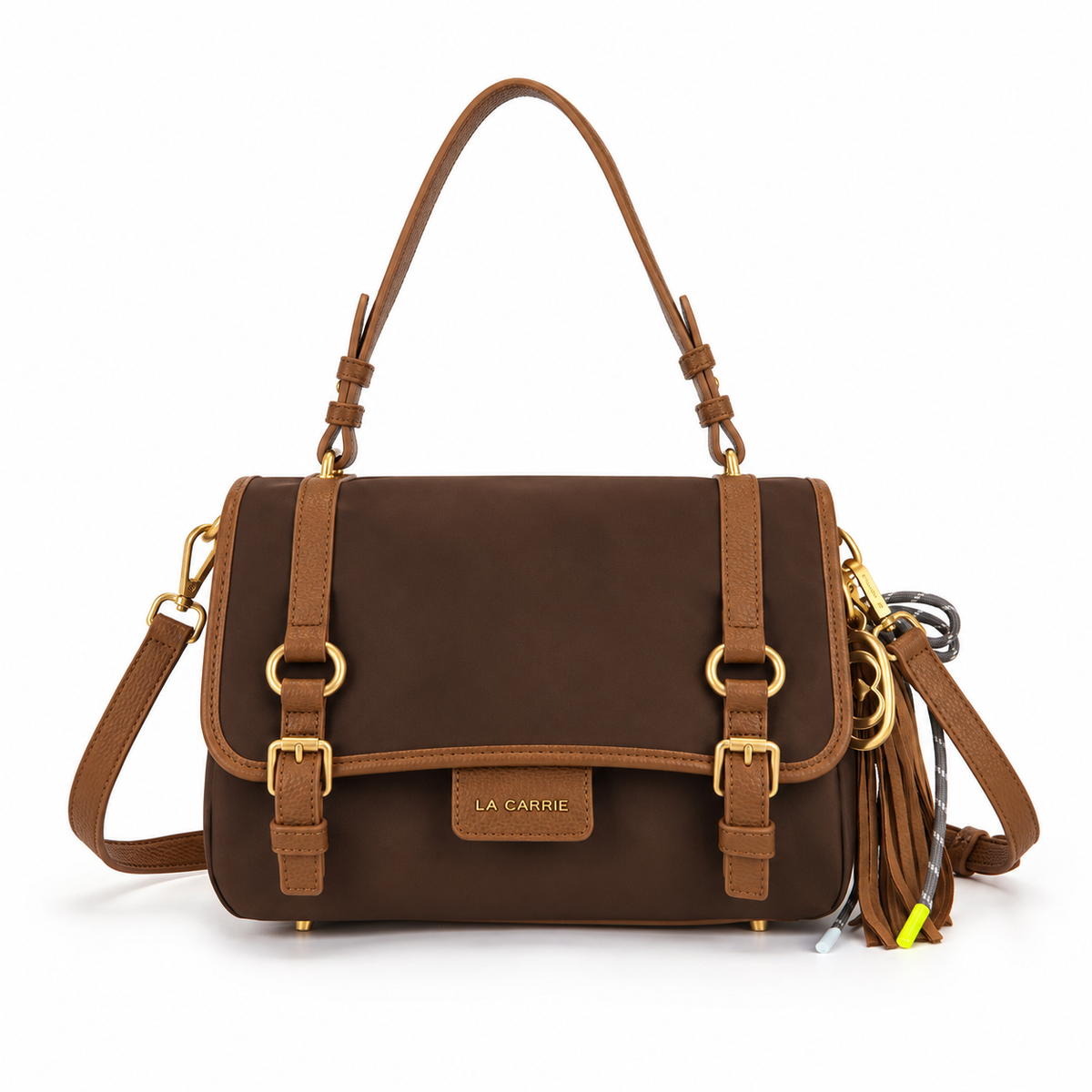 BORSA SHOPPING ATENA MARRONE LACARRIE