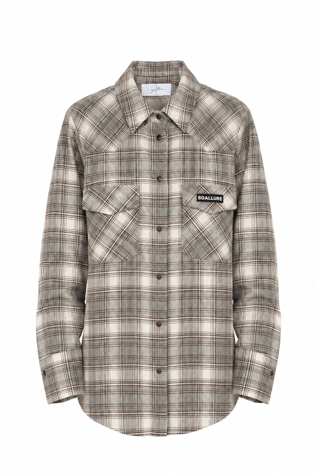 CAMICIA CON TASCHE CHECK SOALLURE