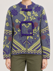 CARDIGAN JACQUARD MISTO LANA DIXIE