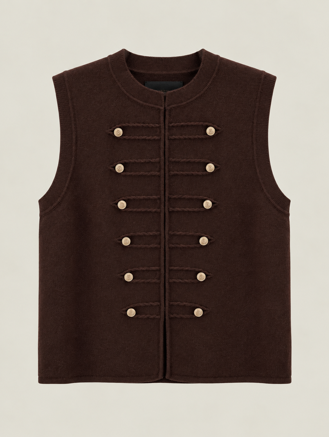 GILET IN VISCOSA MILITARY DONTWAIT