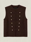 GILET IN VISCOSA MILITARY DONTWAIT