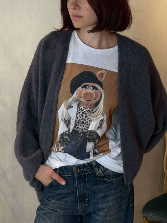 T-SHIRT MISS PIGGY LEO LIMITED EDITION MUPPETS SHOW DONT WAIT