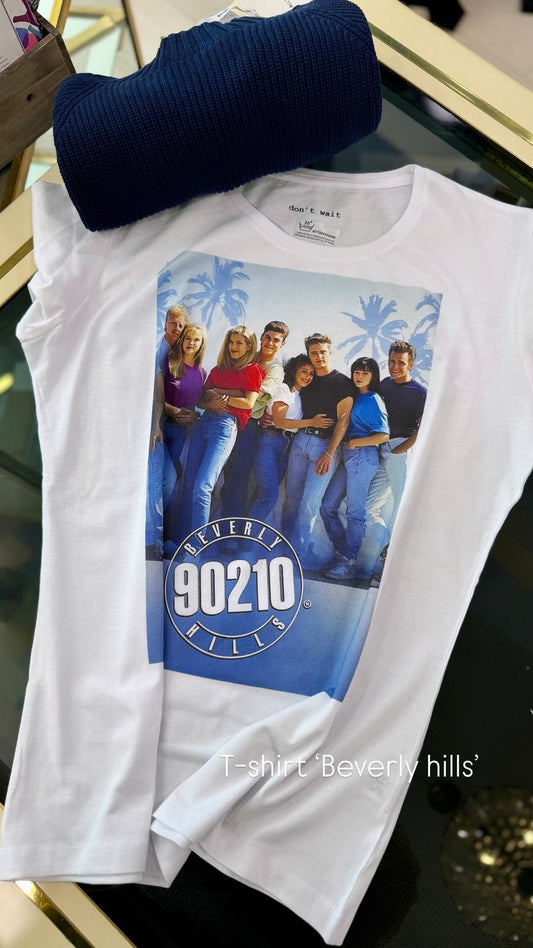 TSHIRT BEVERLY HILLS 90210 ANNI 90