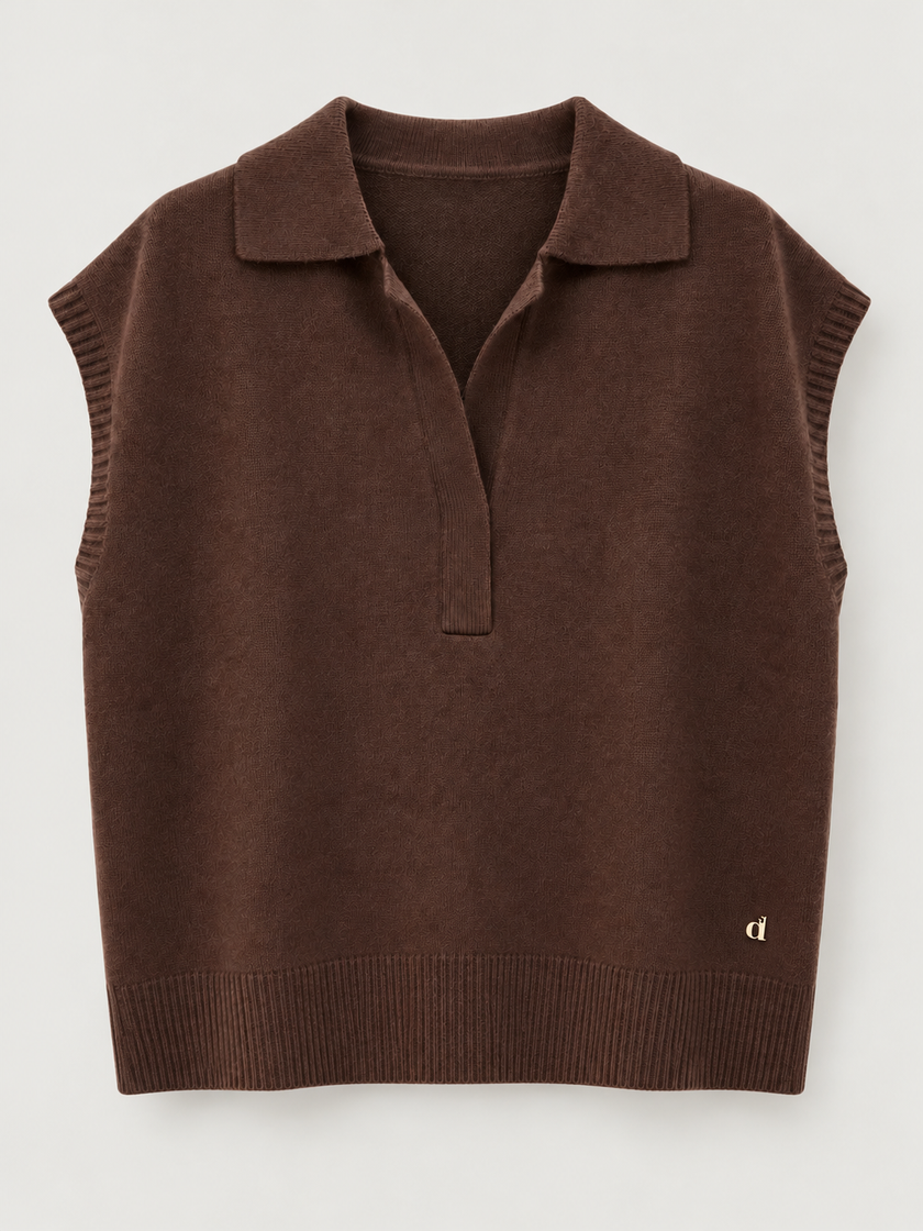 GILET IN MAGLIA MISTO LANA DIXIE