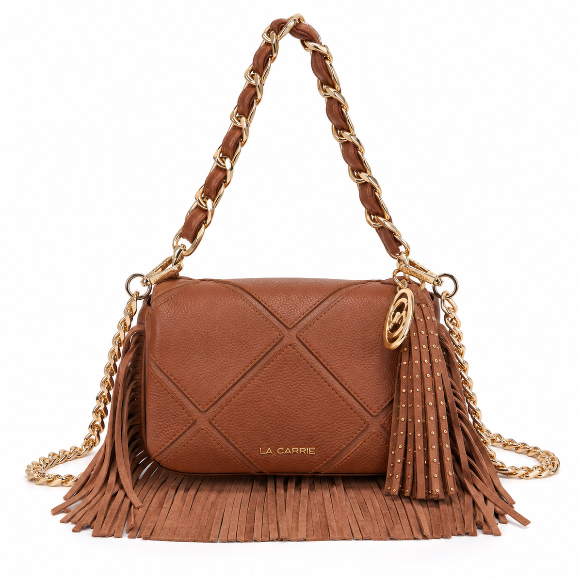 BORSA SMALL ISABEL CON FRANGE LACARRIE