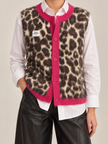 GILET MACULATO CON DETTAGLI FUXIA DONTWAIT