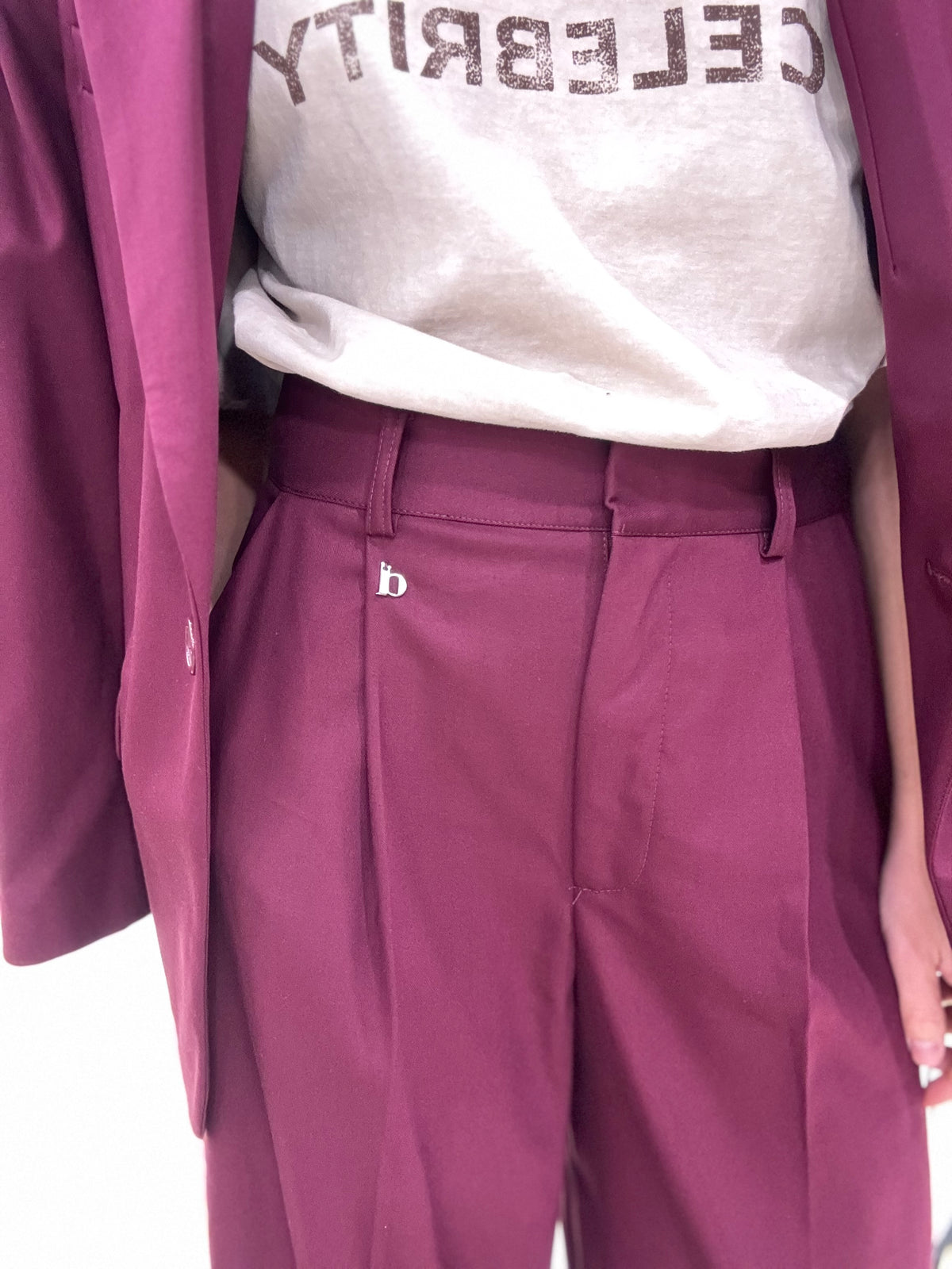 PANTALONI PALAZZO MERLOT DIXIE