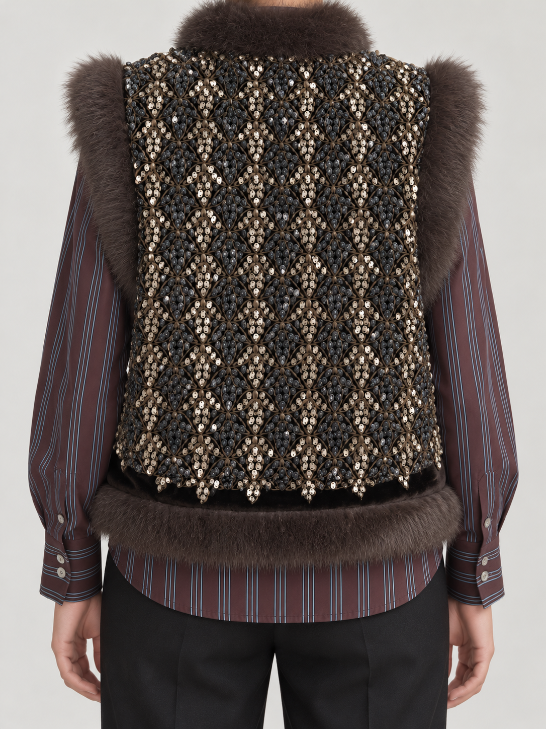 GILET PAILLETTES SOUVENIR