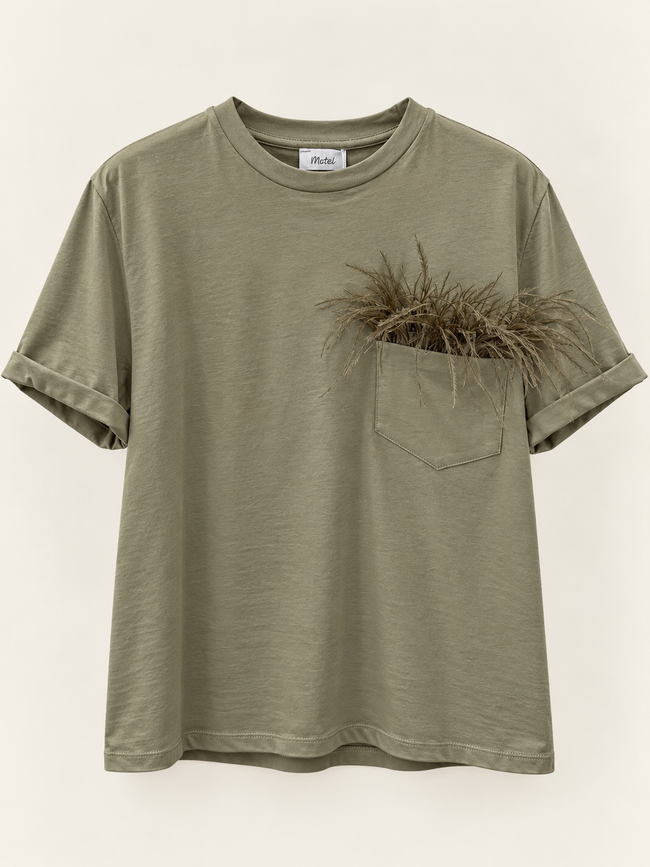 TSHIRT PIUMA IN COTONE MOTEL