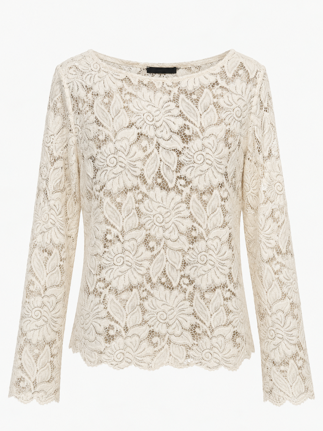 BLUSA IN PIZZO LAVORATA PHILIALOFT