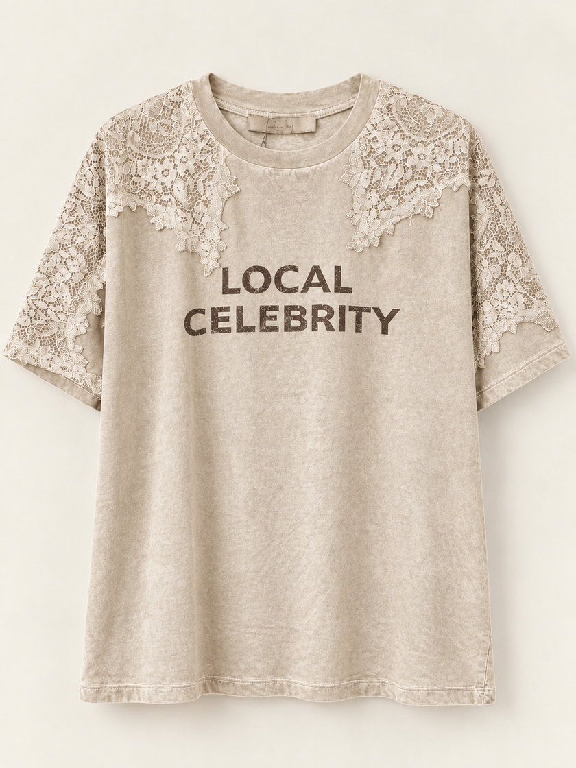 TSHIRT ‘LOCAL CELEBRITY’ PHILIALOFT